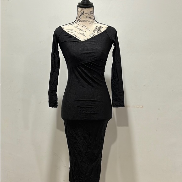 SHEIN Dresses & Skirts - Shein Elegant Black Long Sleeve Dress Small